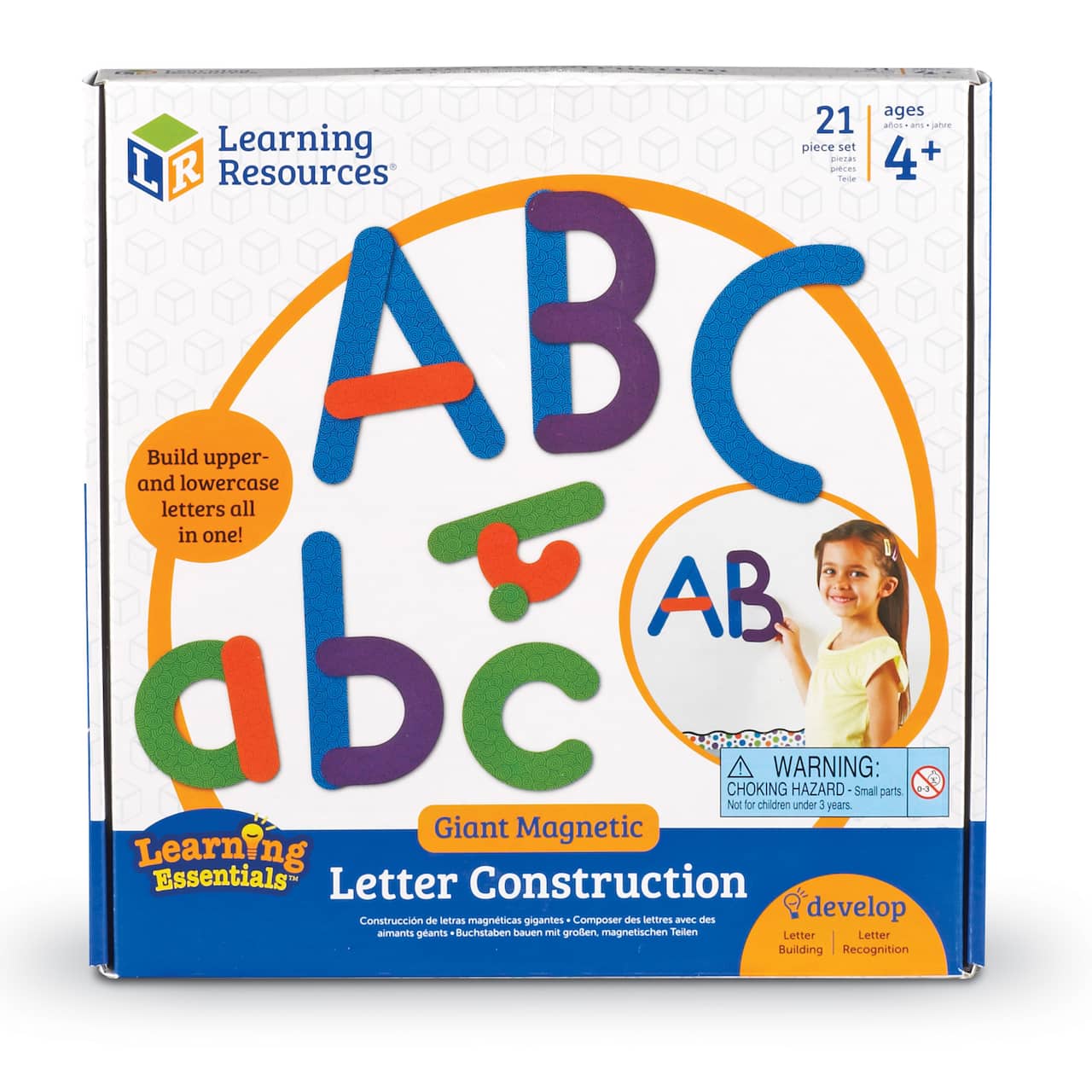 Learning Resources Giant Magnetic Letter Construction